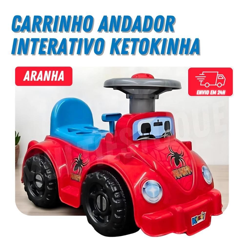 Andador Infantil Ketokinha Em Formato De Aranha