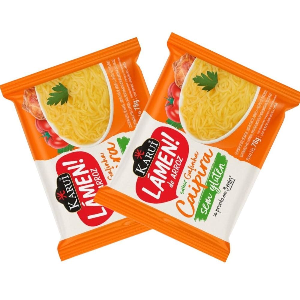 Kit 2 Lámen De Arroz Sem Glúten Karui Galinha Caipira 78G
