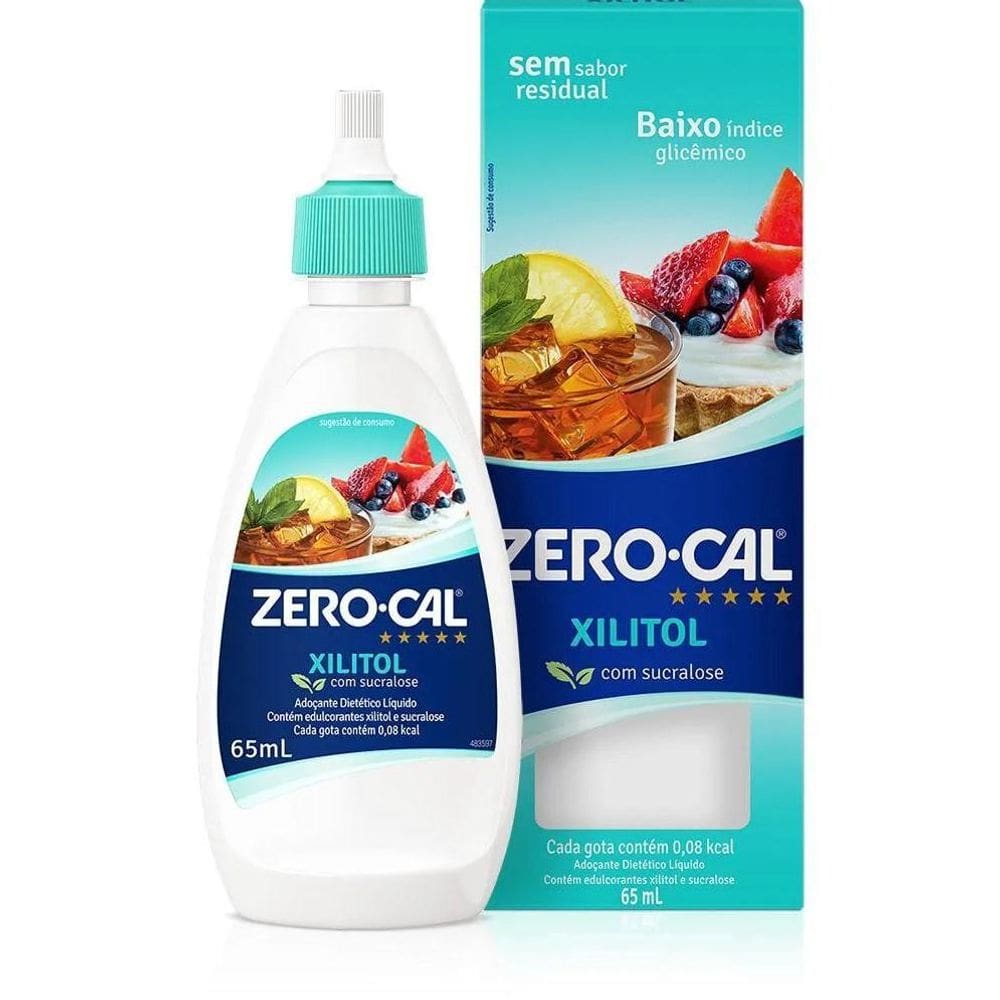 Adoçante Líquido Zero-Cal Xilitol 65 Ml
