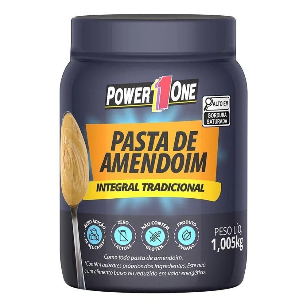 2X Pasta De Amendoim Integral Power One 1 Kg