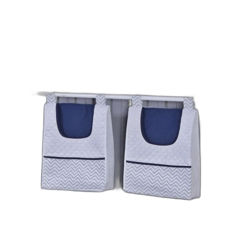 Porta Fralda Organizador Quarto Bebê Menino Menina 2 Peças