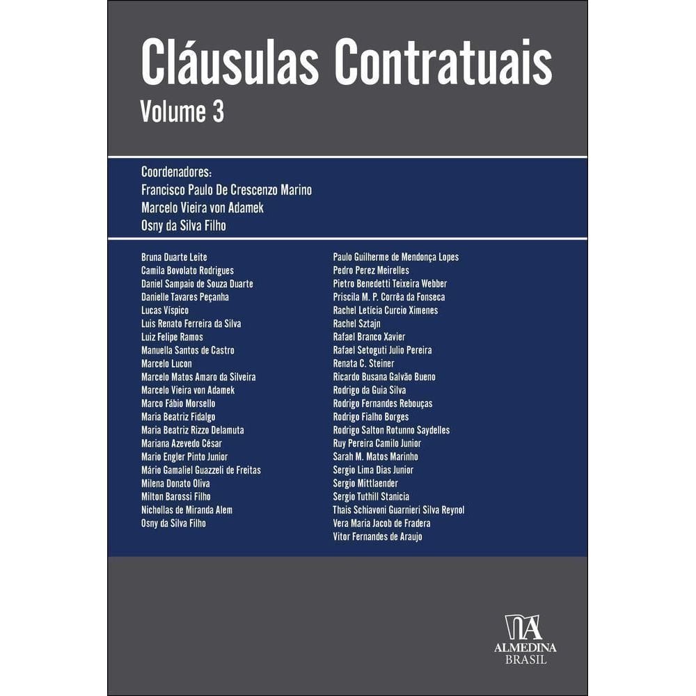 Clausulas Contratuais - Vol. 03 - 01Ed/25