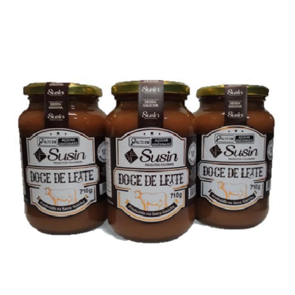 Doce De Leite Susin - Kit 3 Vidros 710G