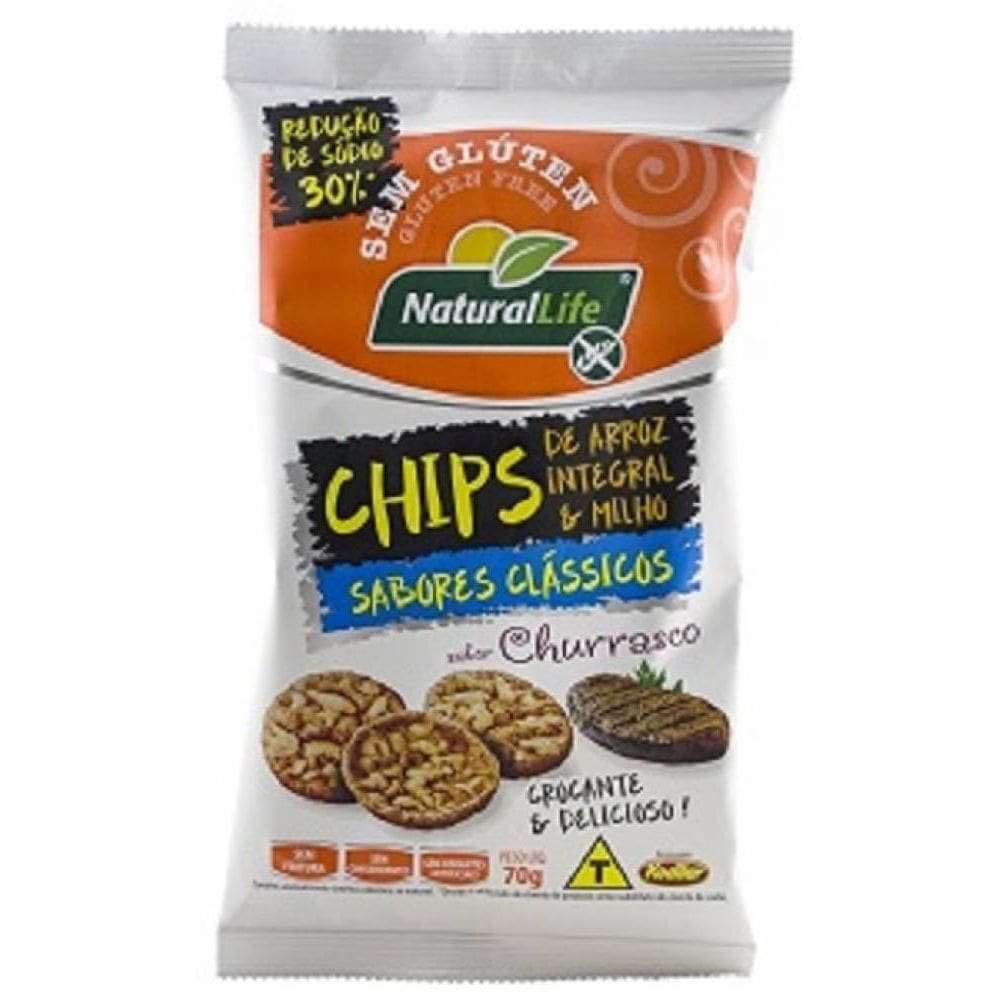 Chips Arroz Int. Milho Churrasco S/ Gluten Kodilar 12X70G
