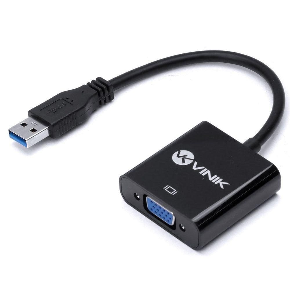 Adaptador Vga Fêmea Para Usb Macho