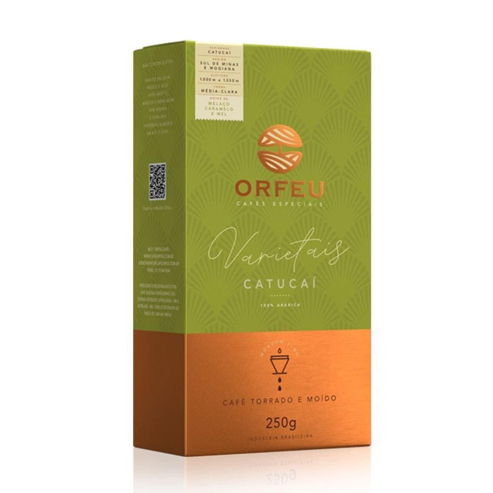 Café Moído Premium Orfeu Catucaí Pacote 250G