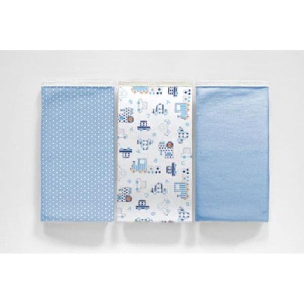 Kit 3 Pano De Boca Bebe Duplo Baby Movel 100% Algodão