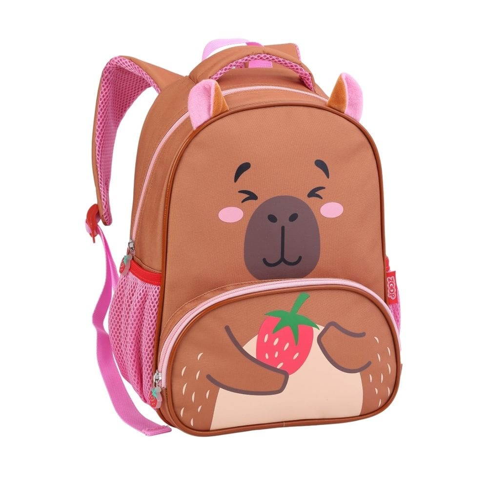 Mochila De Costa Capivara Creche Infantil Meninas