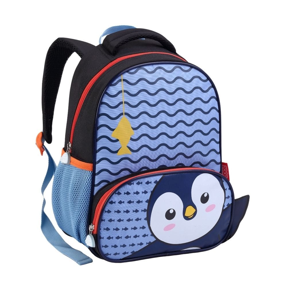 Mochila Creche Passeio de Costas Escolar Infantil Pinguim
