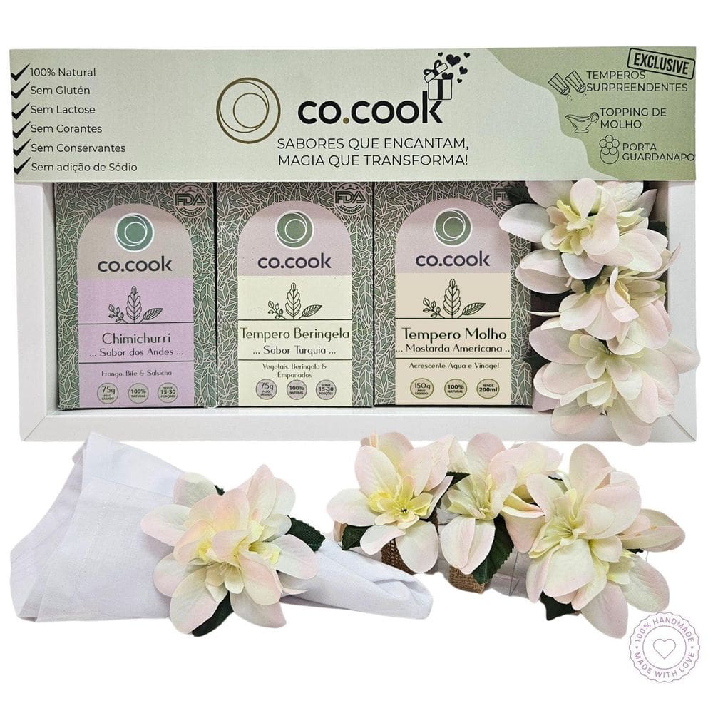 Cocook Kit Presente 2 Temperos Chimichurri E Beringela +1