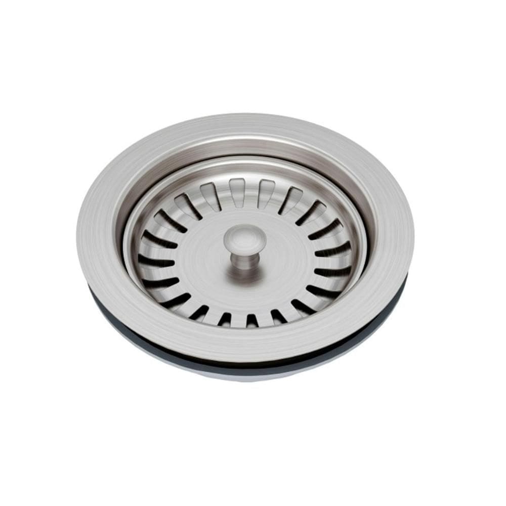 Valvula Escoamento Luxo 4.1/2” Mekal Aço Inox Acetinado