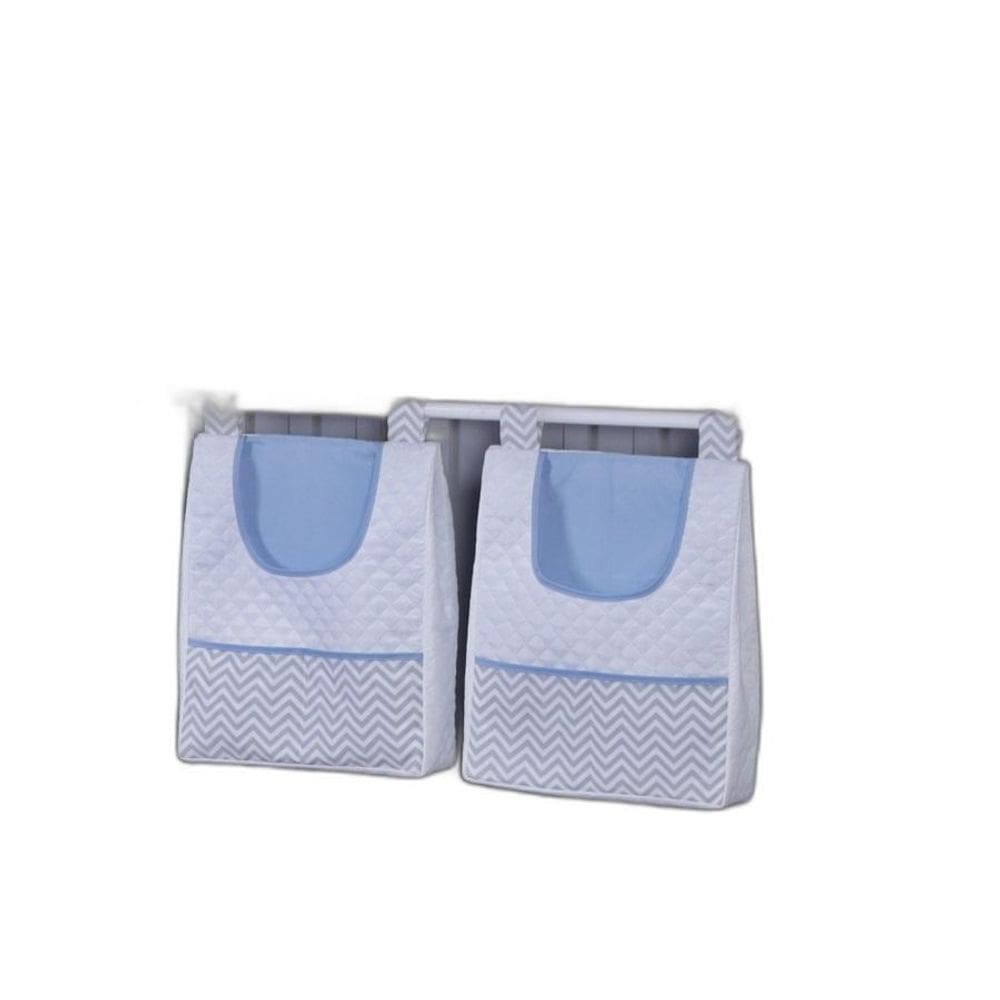 Porta Fralda Organizador Quarto Bebê Menino Menina 2 Peças