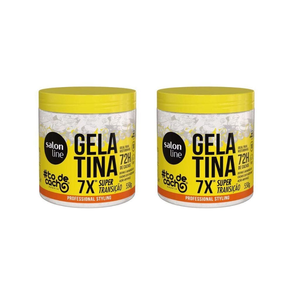 Gelatina Capilar Salon Line 550G Todecacho Sup Trans Cap-2Un