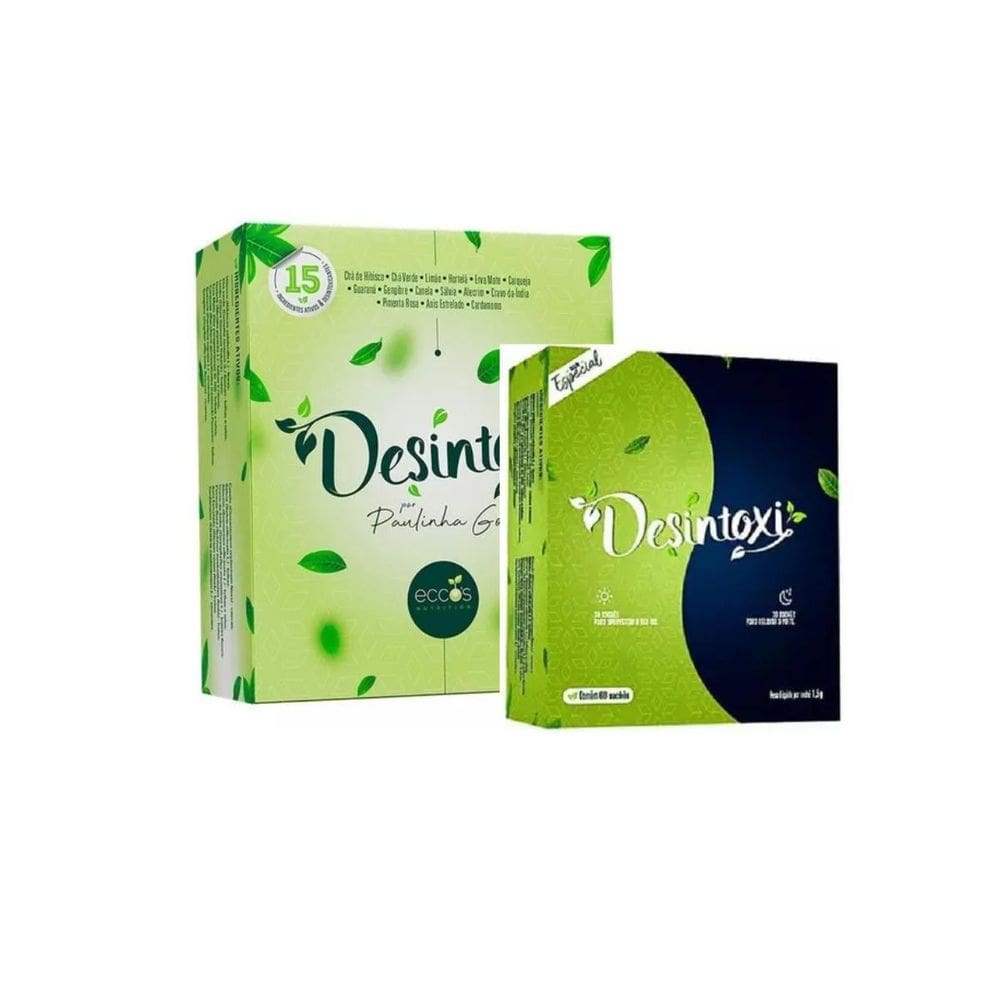 Kit Chá Desintoxi Dia + Desintoxi Misto Eccos