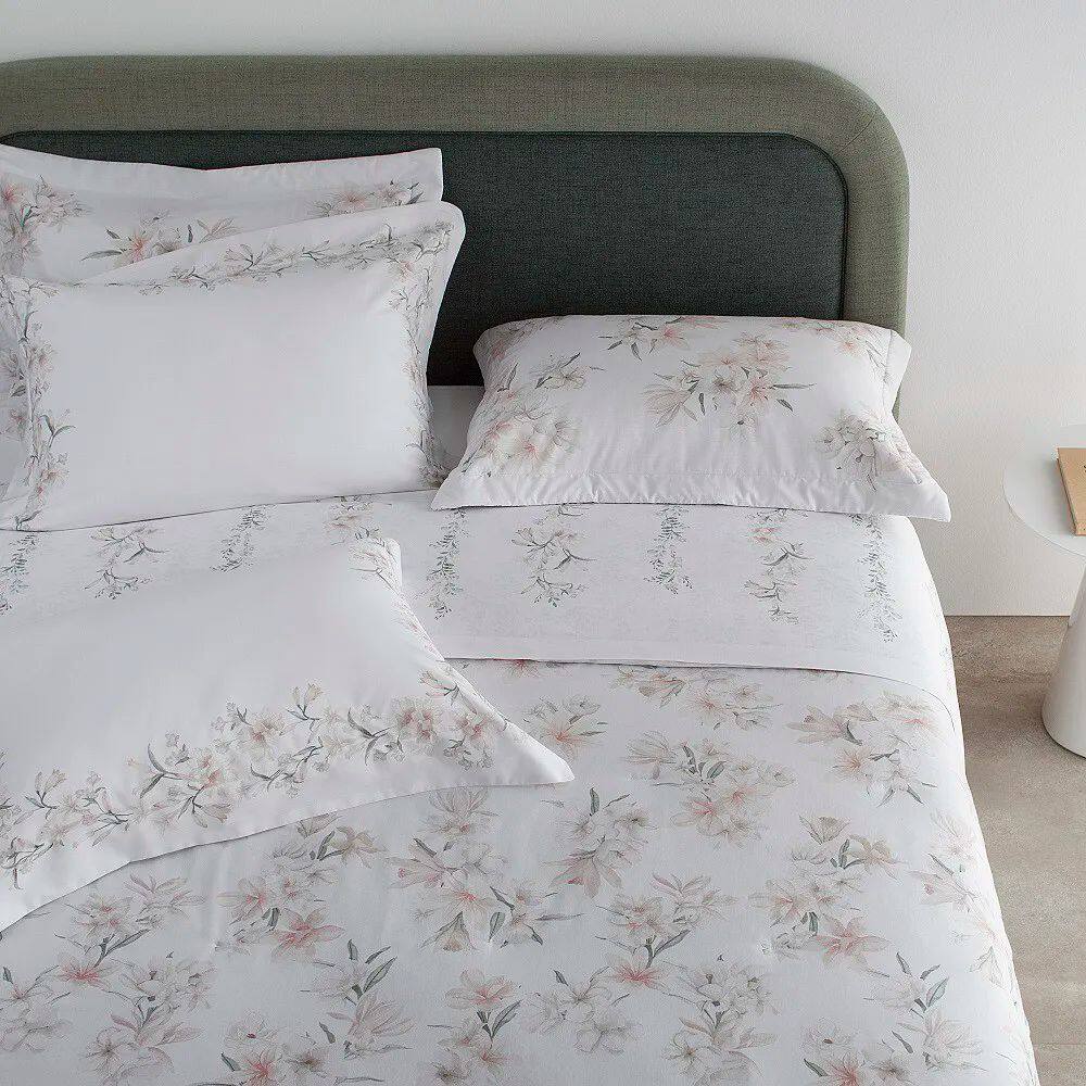Jogo de Cama Percalle Orquidário 180 Fios - Solteiro - 3 Peças - Buddemeyer