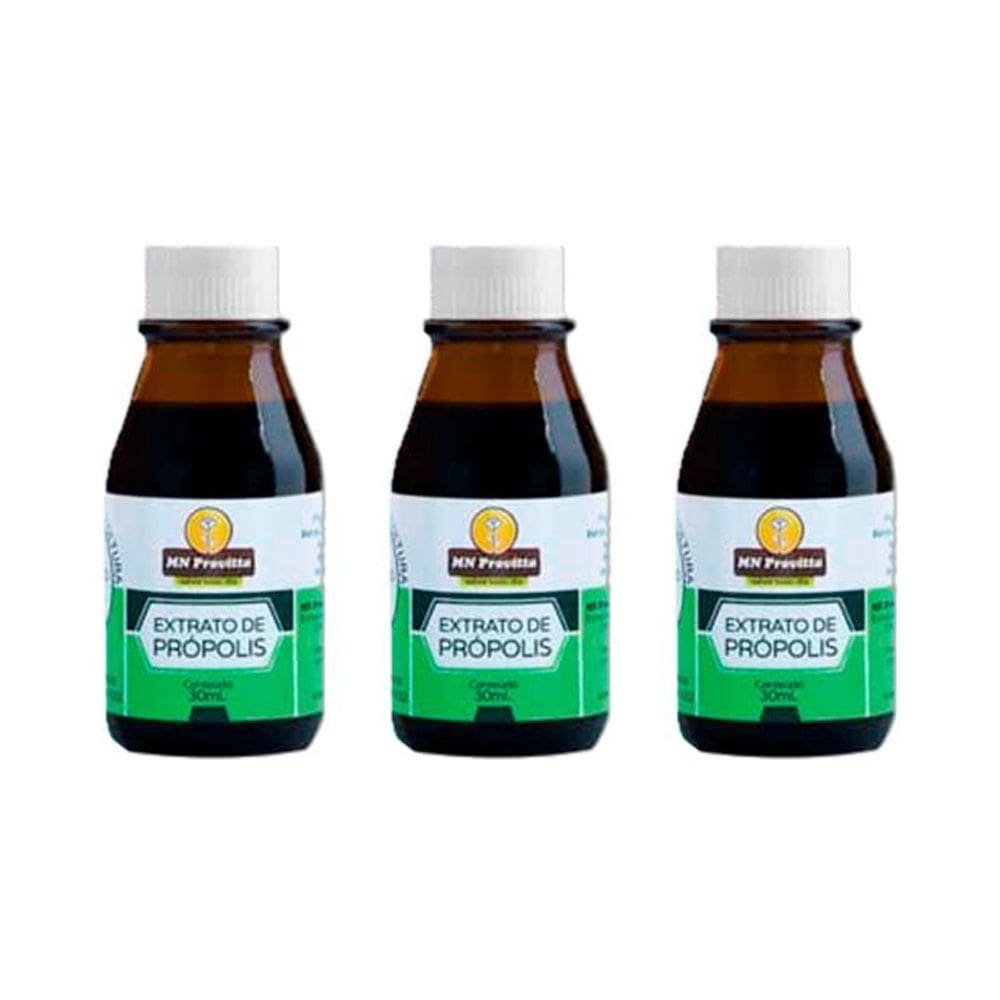 Kit 3X: Extrato De Própolis Mn Provitta 30Ml