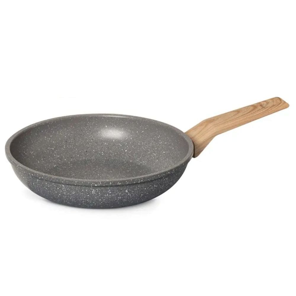 Frigideira Revestimento Cerâmico Cinza Marmorizado Fundo Indução Prime 24cm - Fratelli