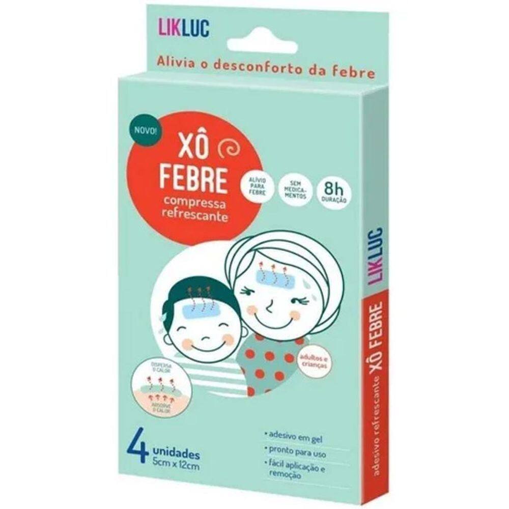 2X Xô Febre Alivio Da Febre Adulto Criança Compressa Já Cor