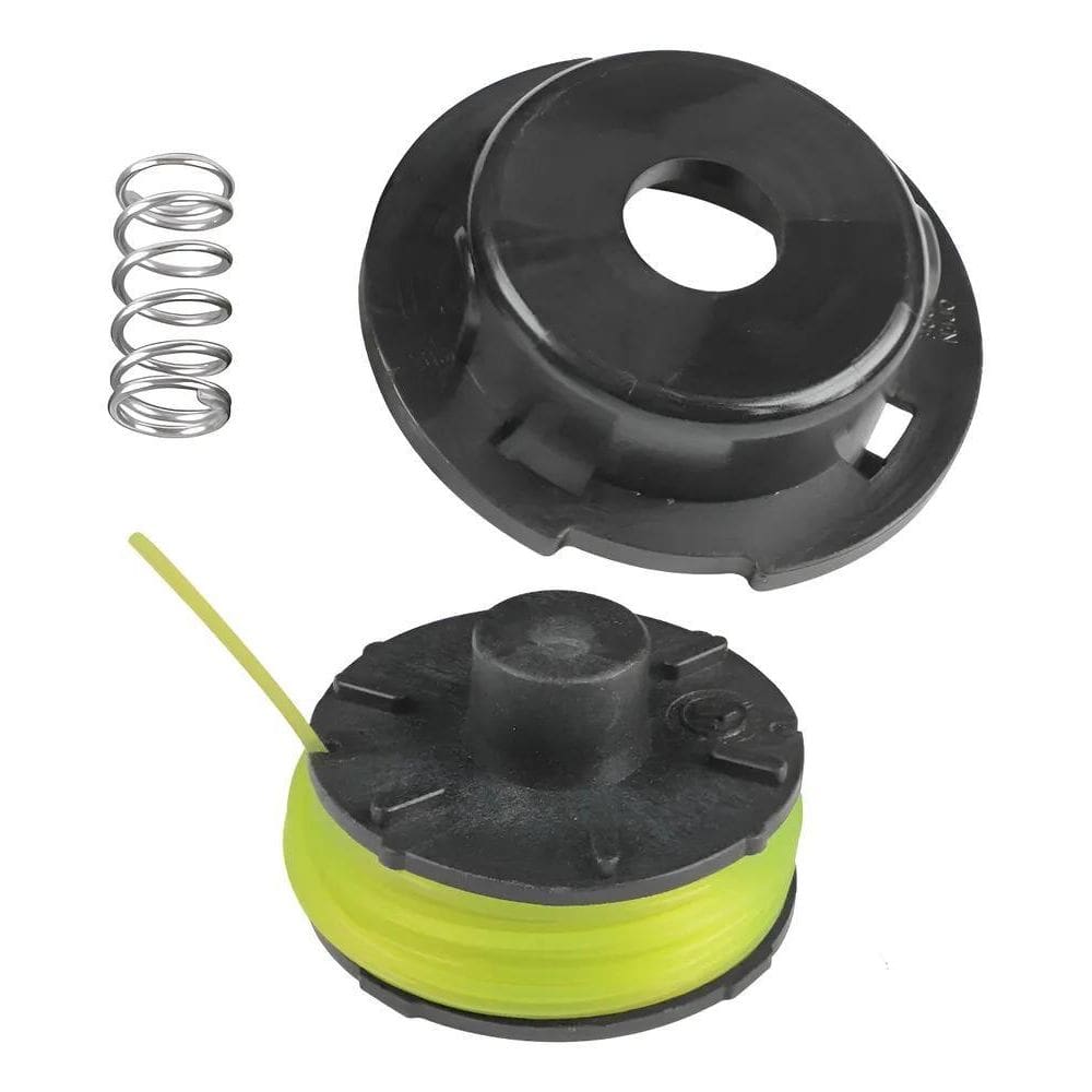 2X Kit Carretel Tampa Mola Aparador De Grama 3 Peças Tramont