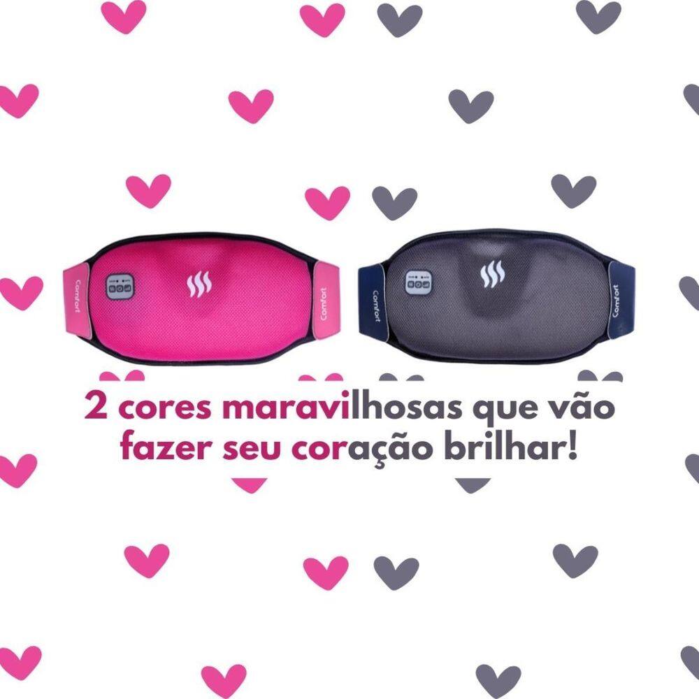 Cinta Tratamento Cólicas Dor Costas Massagem Rainoah - Cinza