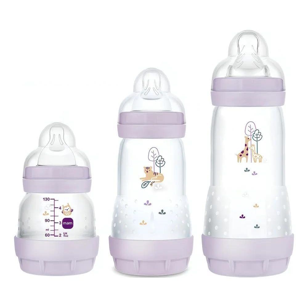 2X Kit Com 3 Mamadeiras Easy Start 130/260/320Ml - Mam