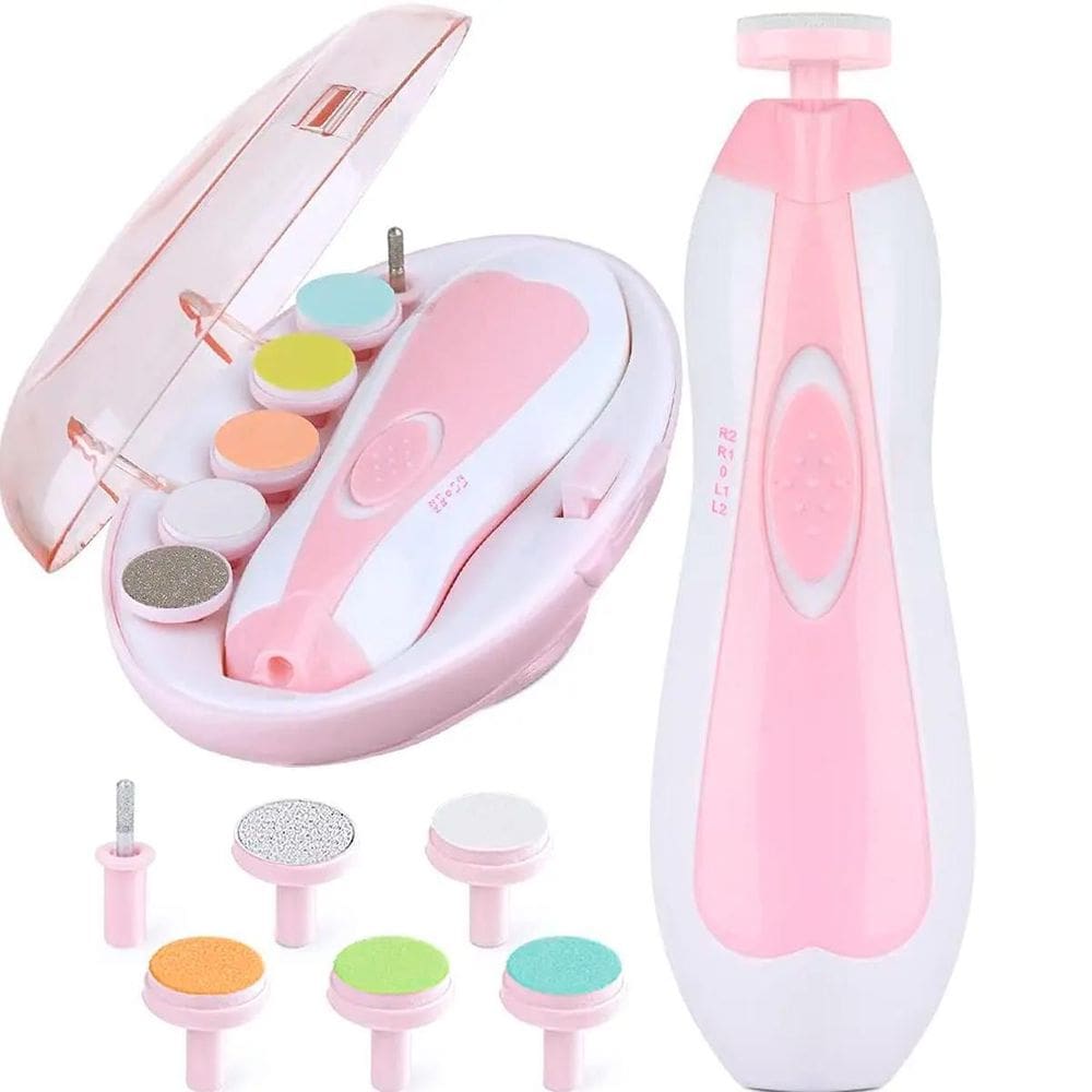 Aparador Elétrico Bebê Lixa C/6 Refis Silencioso Cor