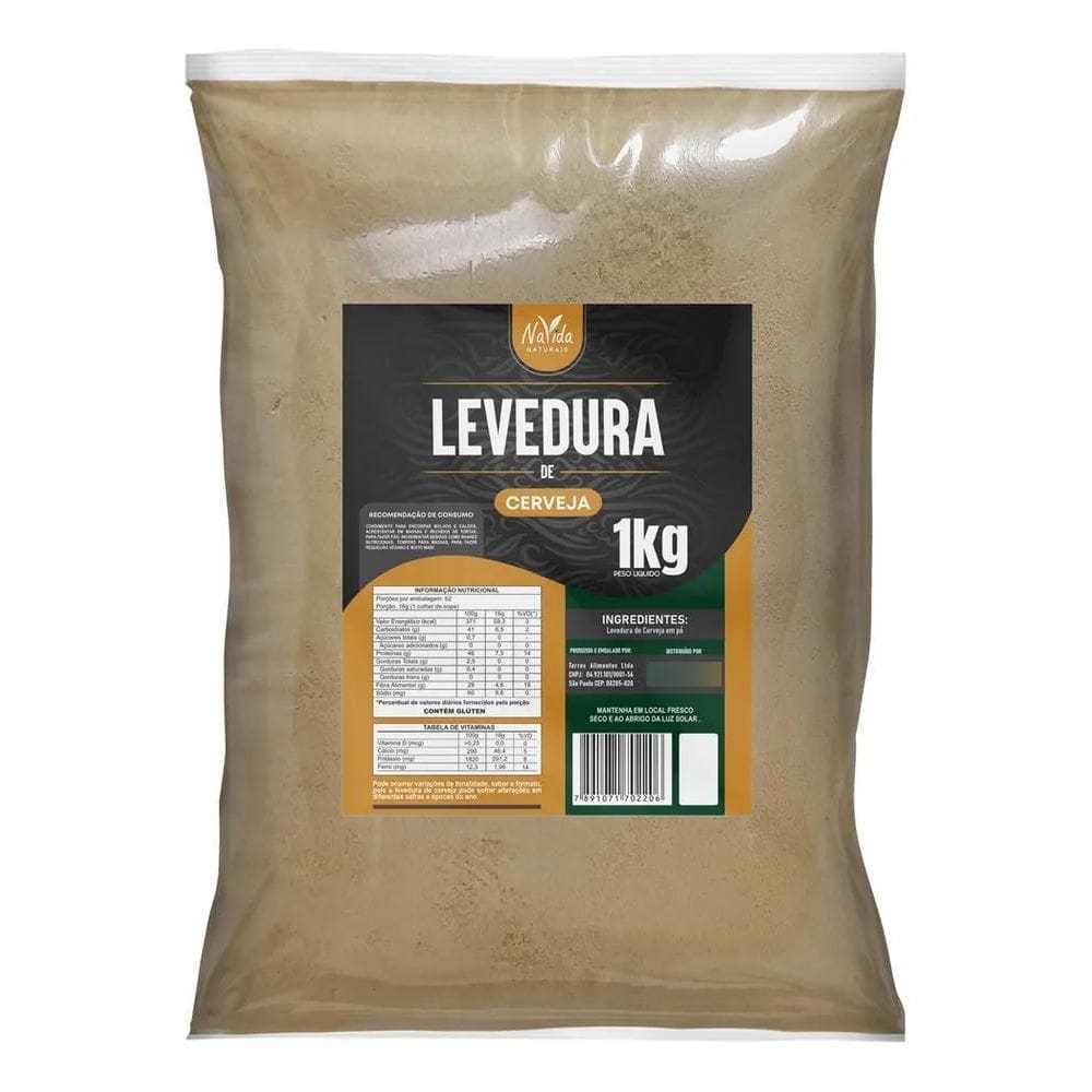 2X Levedura De Cerveja 1Kg Em Pó 100% Pura