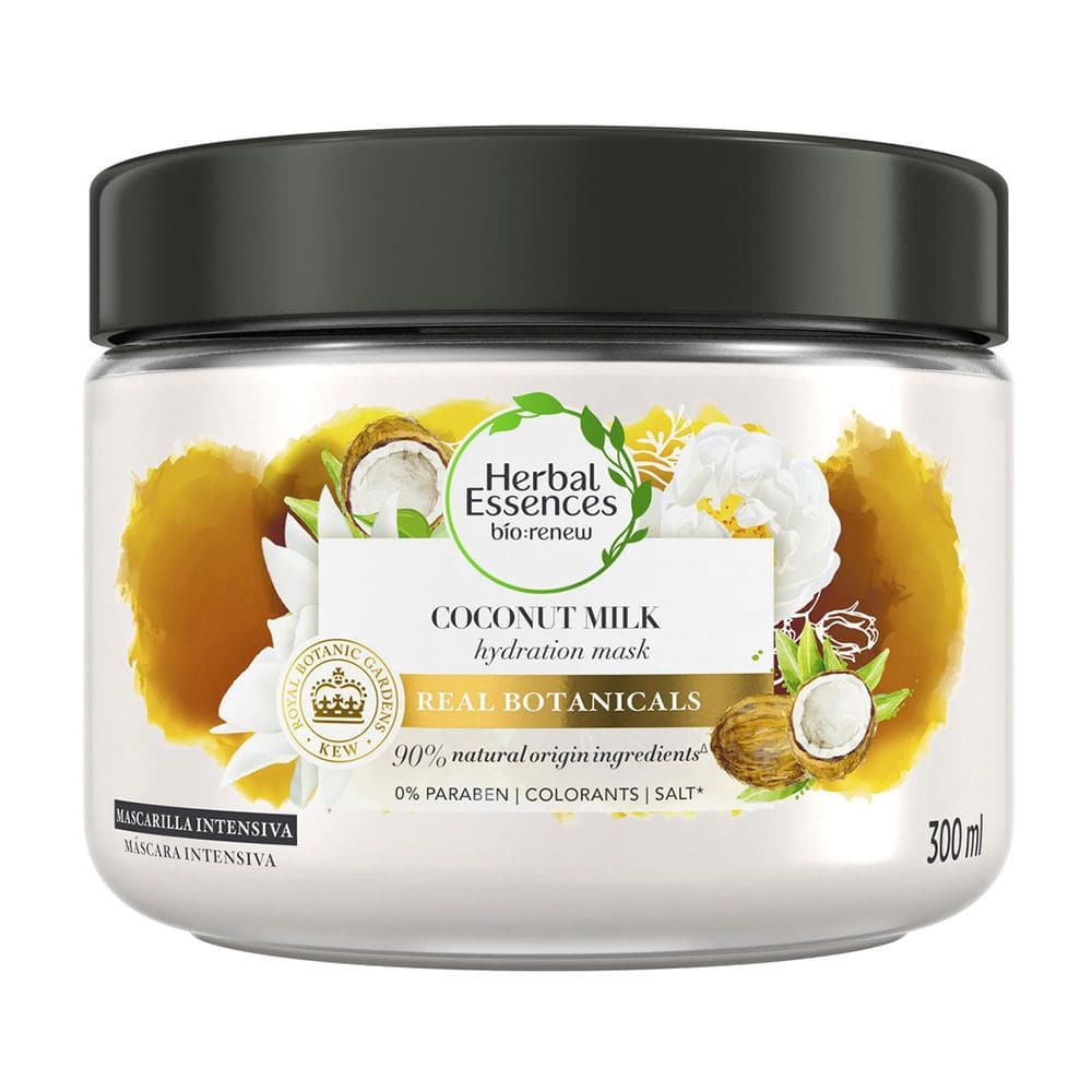 Máscara Intensiva Herbal Essences Bio Renew Hidratação com Leite de Coco 300ml