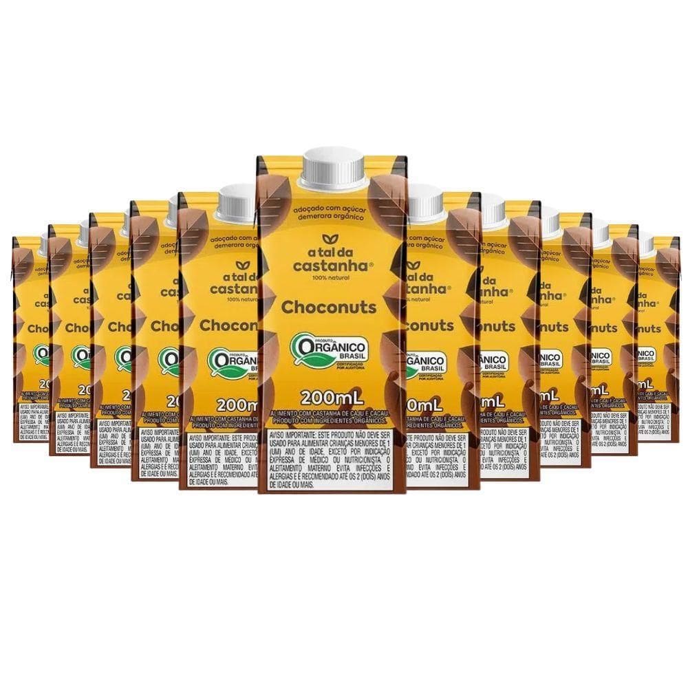 Bebida Vegetal Chocolate Choconuts A Tal Da Castanha  Cx 12U