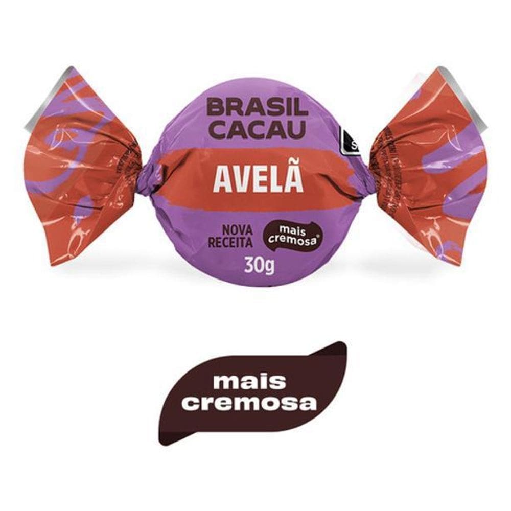 Kit 5 Trufas Avelã 30G Brasil Cacau