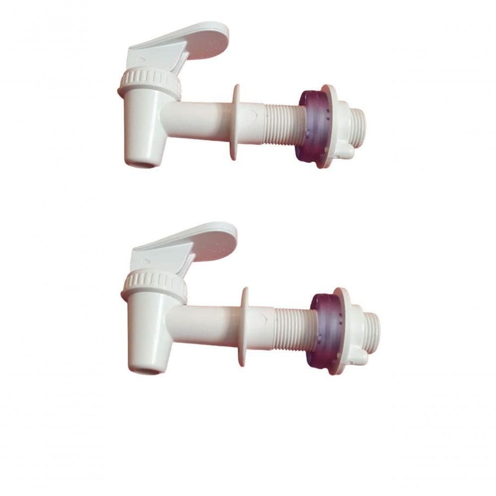 Kit 02 Un Torneira Filtro Barro Alavanca Branca Gama Modelo Tas