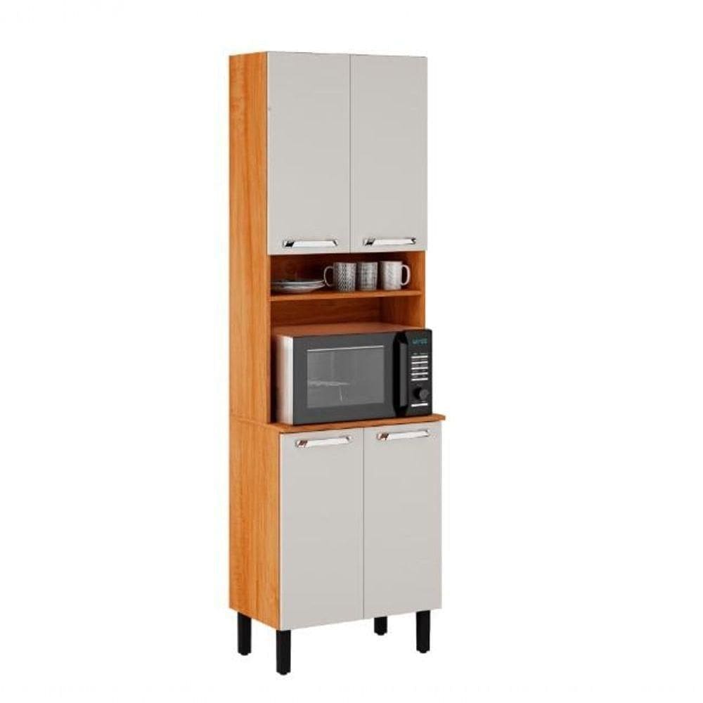 Paneleiro Itatiaia Vegas Pan 64 4 Portas Cinamomo/off White Cinamomo/off-white S/voltagem