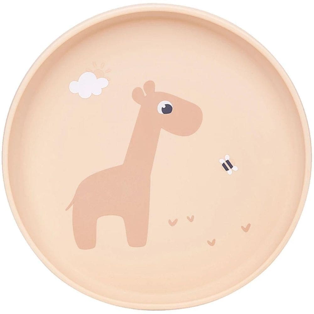 Pratinho Silicone Com Ventosa Cloudy Girafa 20892 - Buba