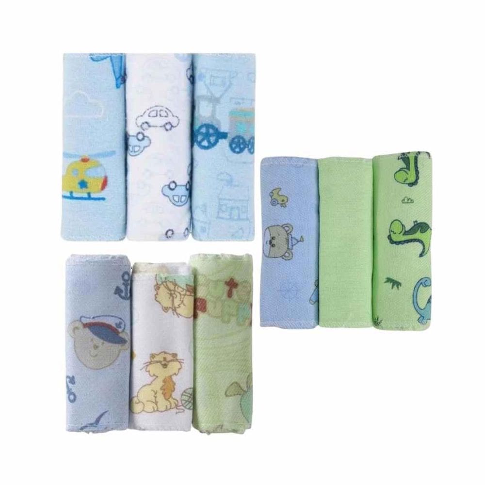 Kit 9 Faixa Umbilical Bebê Umbigo Enxoval Bebê Masculino