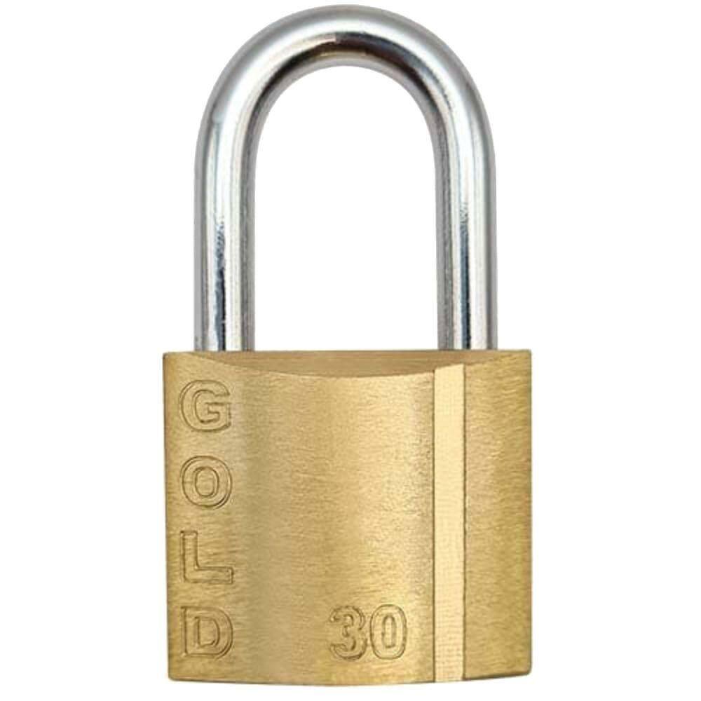 Cadeado Latão 30mm - Gcc2n0003 - Gold Cadeado Latao 30mm - Gcc2n0003 - Gold