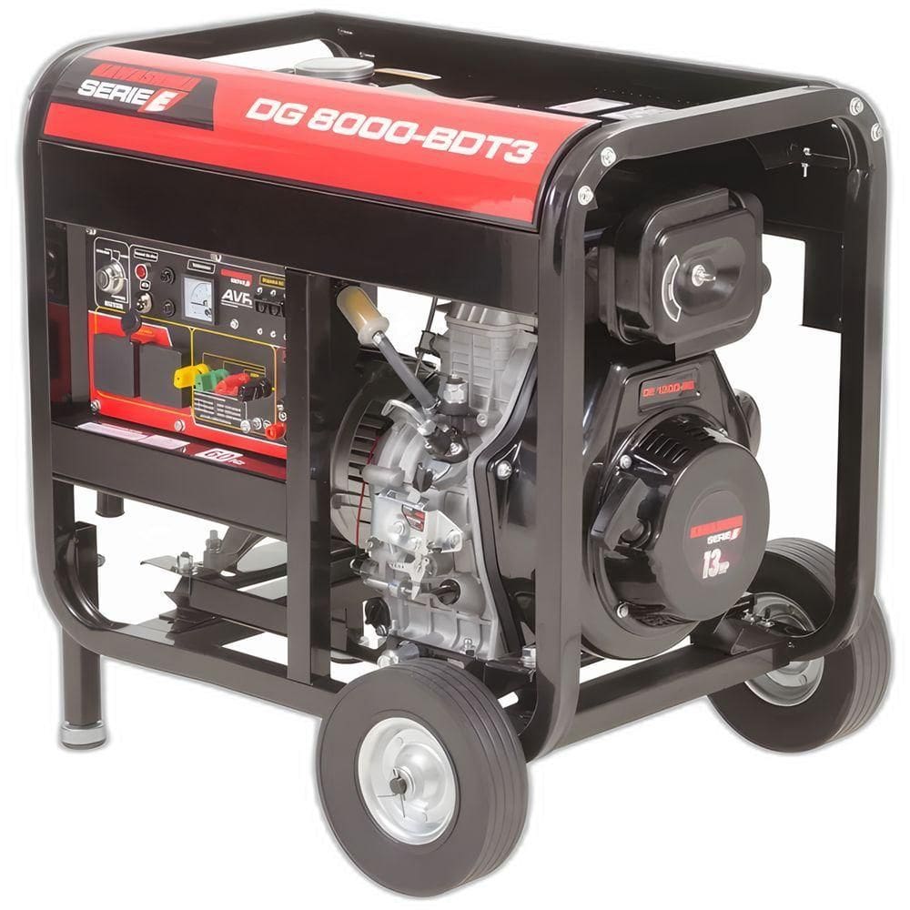 Gerador à Diesel Dg8000bdt3 5700w 380/220v Trif. Kawashima