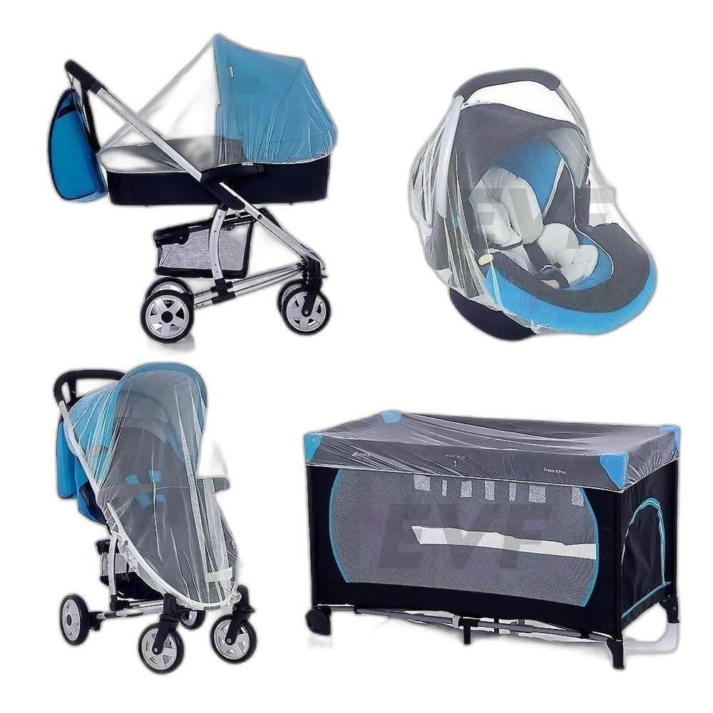 2X Mosquiteiro Portátil Capa Tela Universal Para Carrinho Be