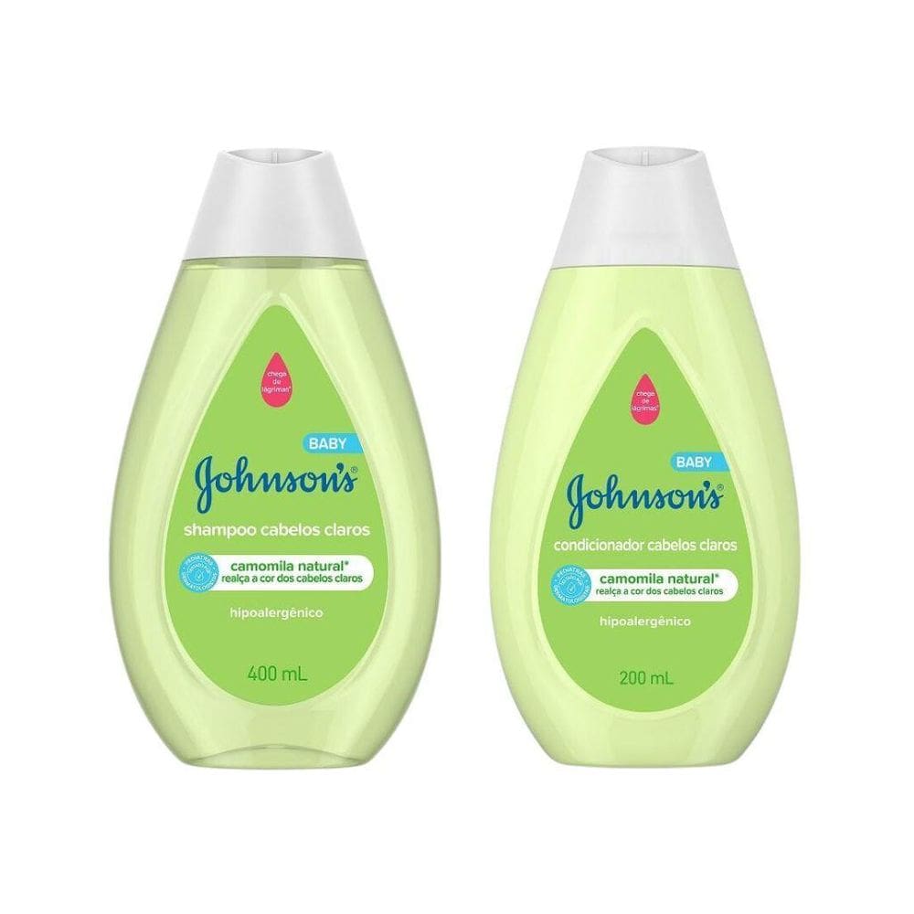 Kit Johnson 1 Shampoo 400Ml + 1 Cond 200Ml Cabelos Claros