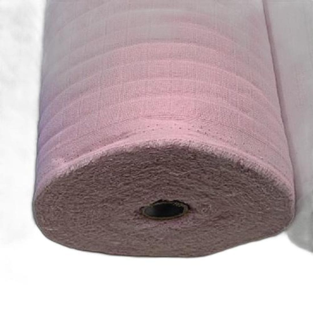 Tecido Fralda Quadriculada - 10 Metros  140G/M2  Rosa