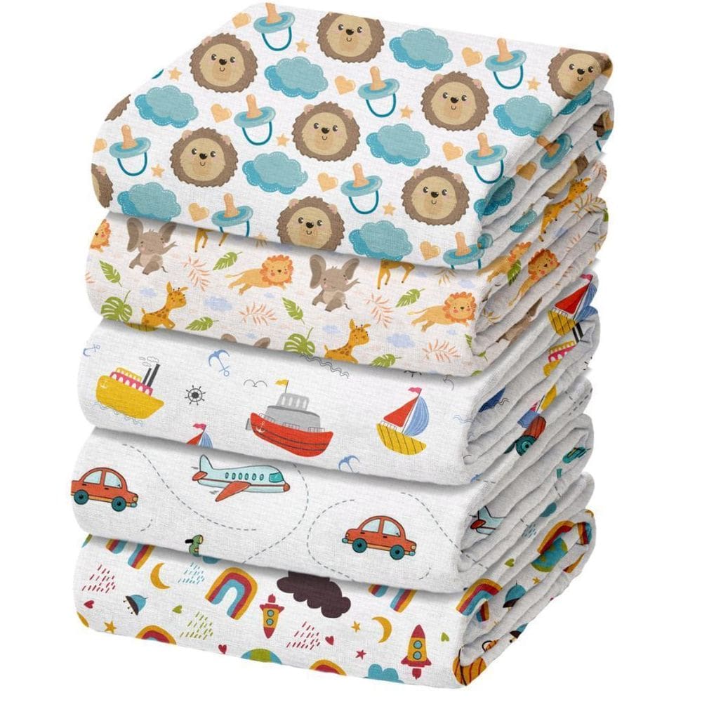 Pacote 15 Fraldas De Pano Luxo Minasrey 70X70 - Masculino