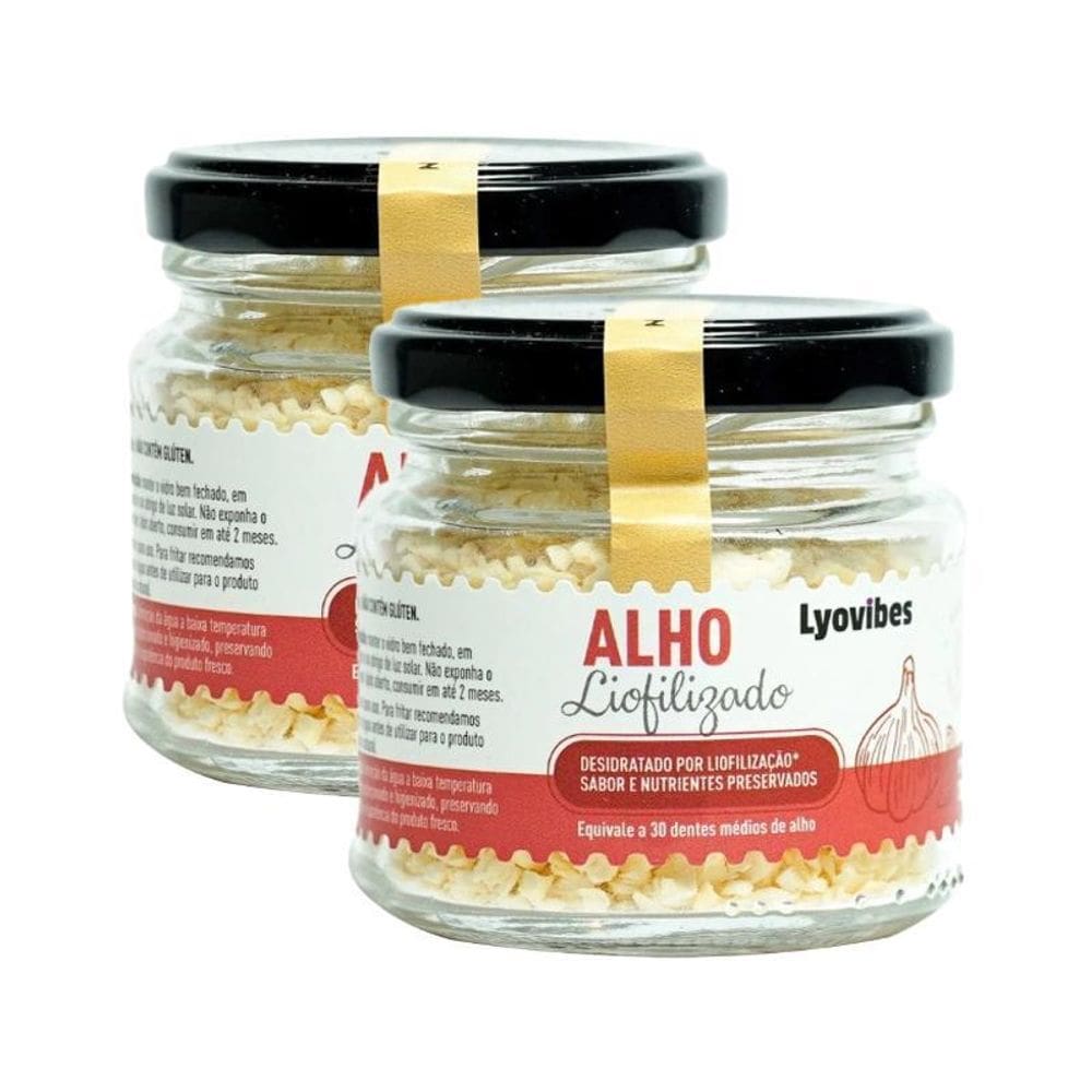 Kit 2X: Alho Liofilizado Lyovibes 30G