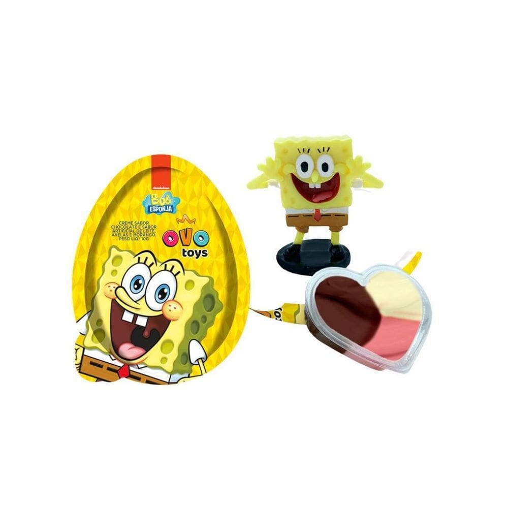 Ovo Toys Bob Esponja Caixa Com 24 Unidades - Royal Toys