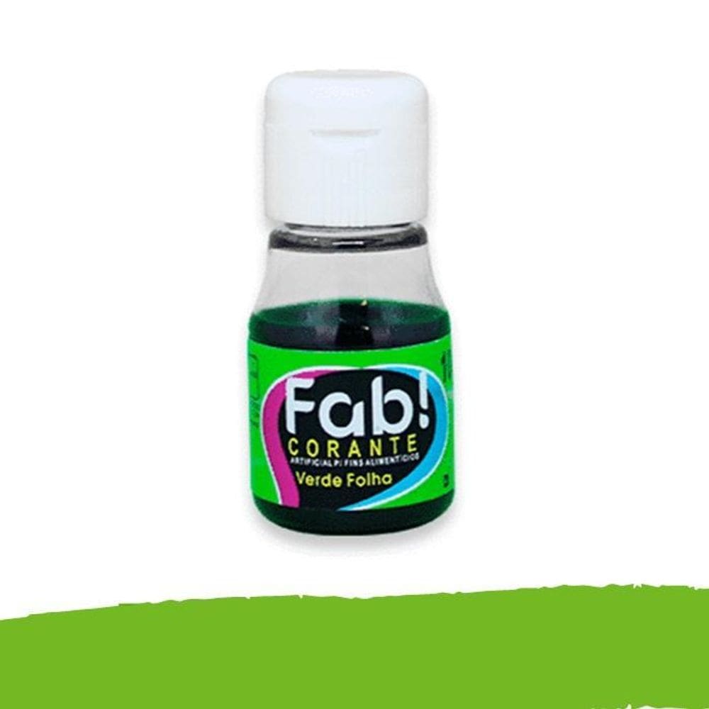 Corante Alimenticio Liquido Verde Folha Confeitaria 10Ml