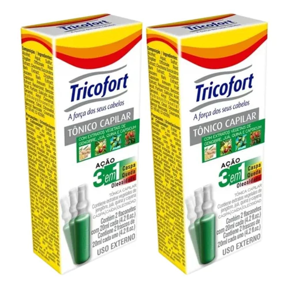 Tônico Tricofort 2 ampolas 20ml