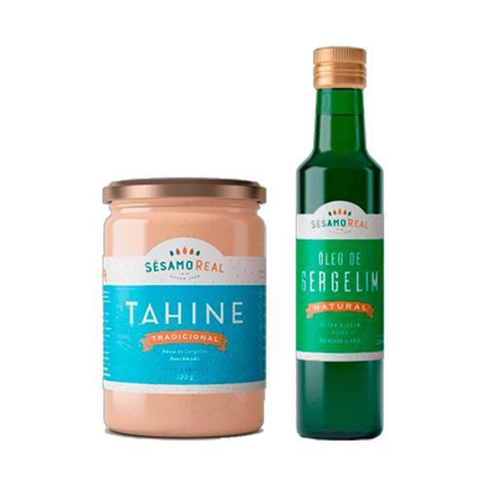 Kit Tahine Tradicional 320G E Óleo Gergelim 250Ml Sésamo
