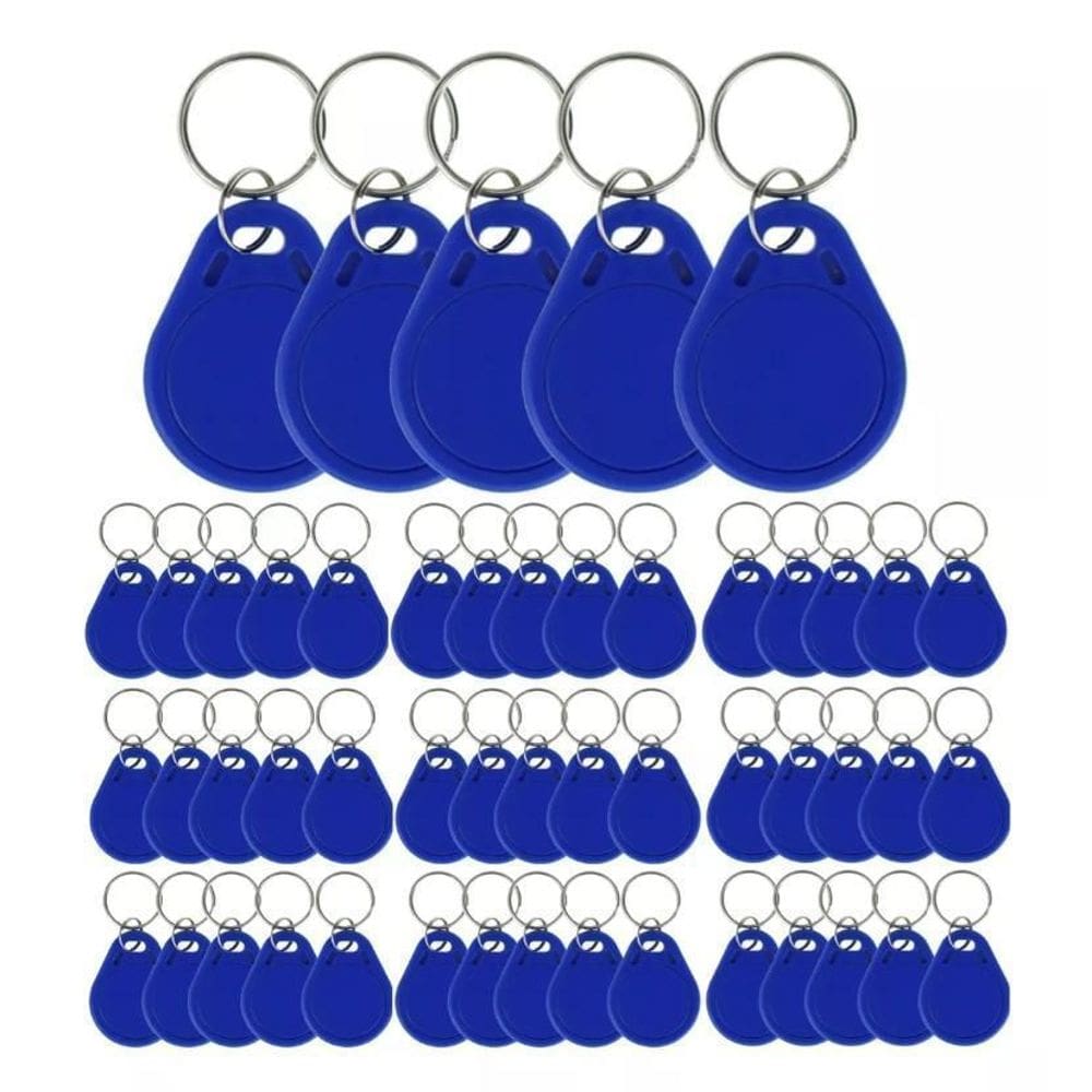 Tag Regravavel Azul Rifid 125 Khz 100 Peças