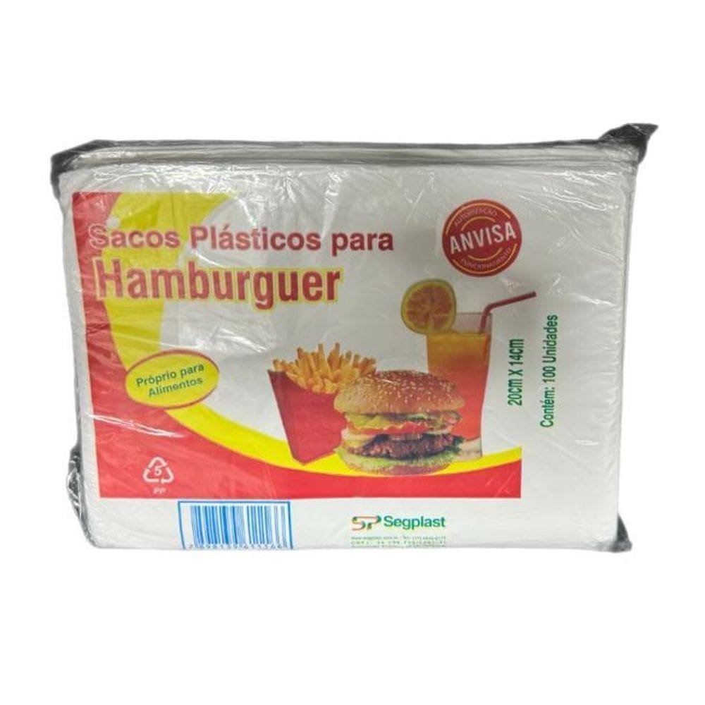 Sacos Plásticos Para De Hamburguer 1000 Unidades