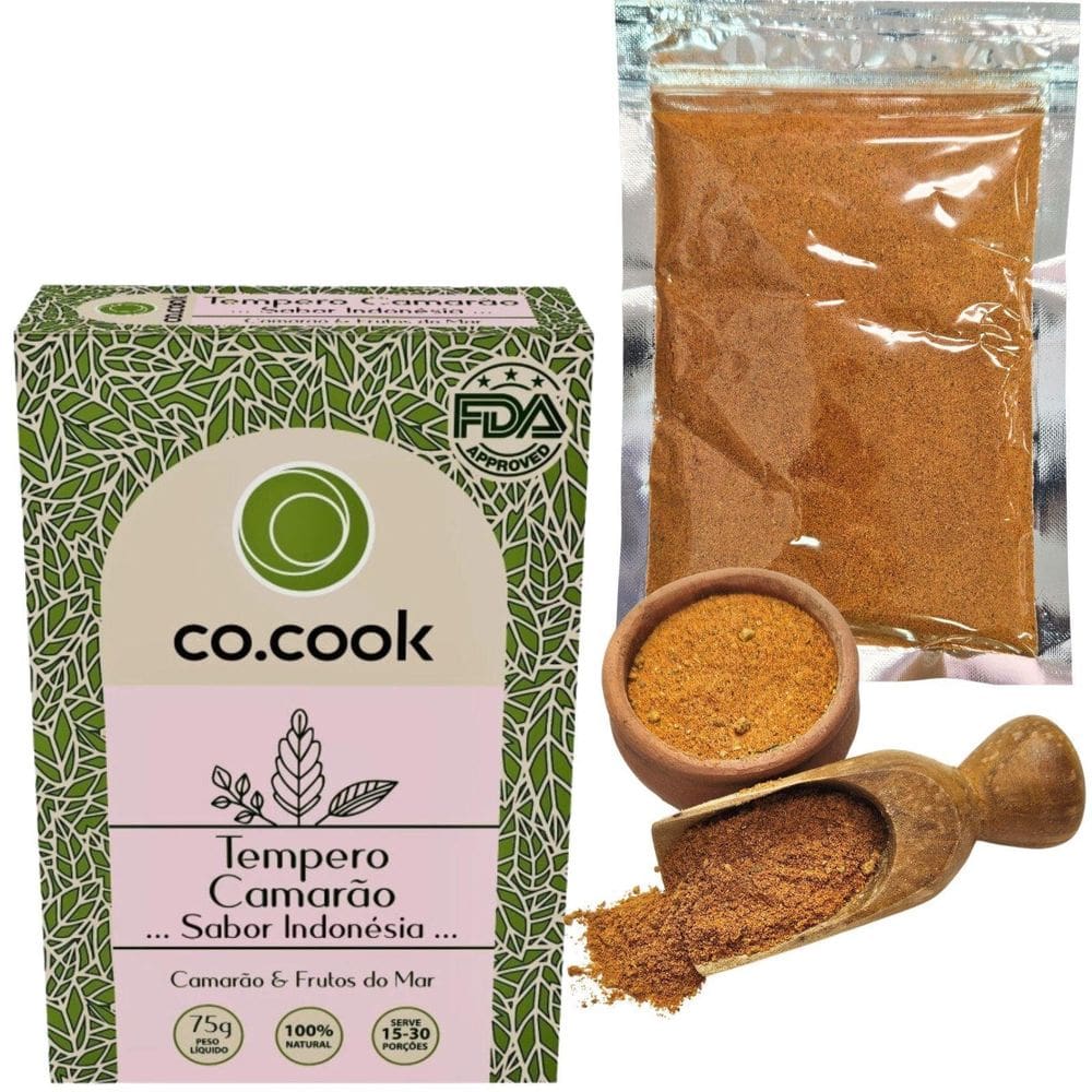 Cocook Especiaria Natural Tempero Camarão Sabor Indonésia