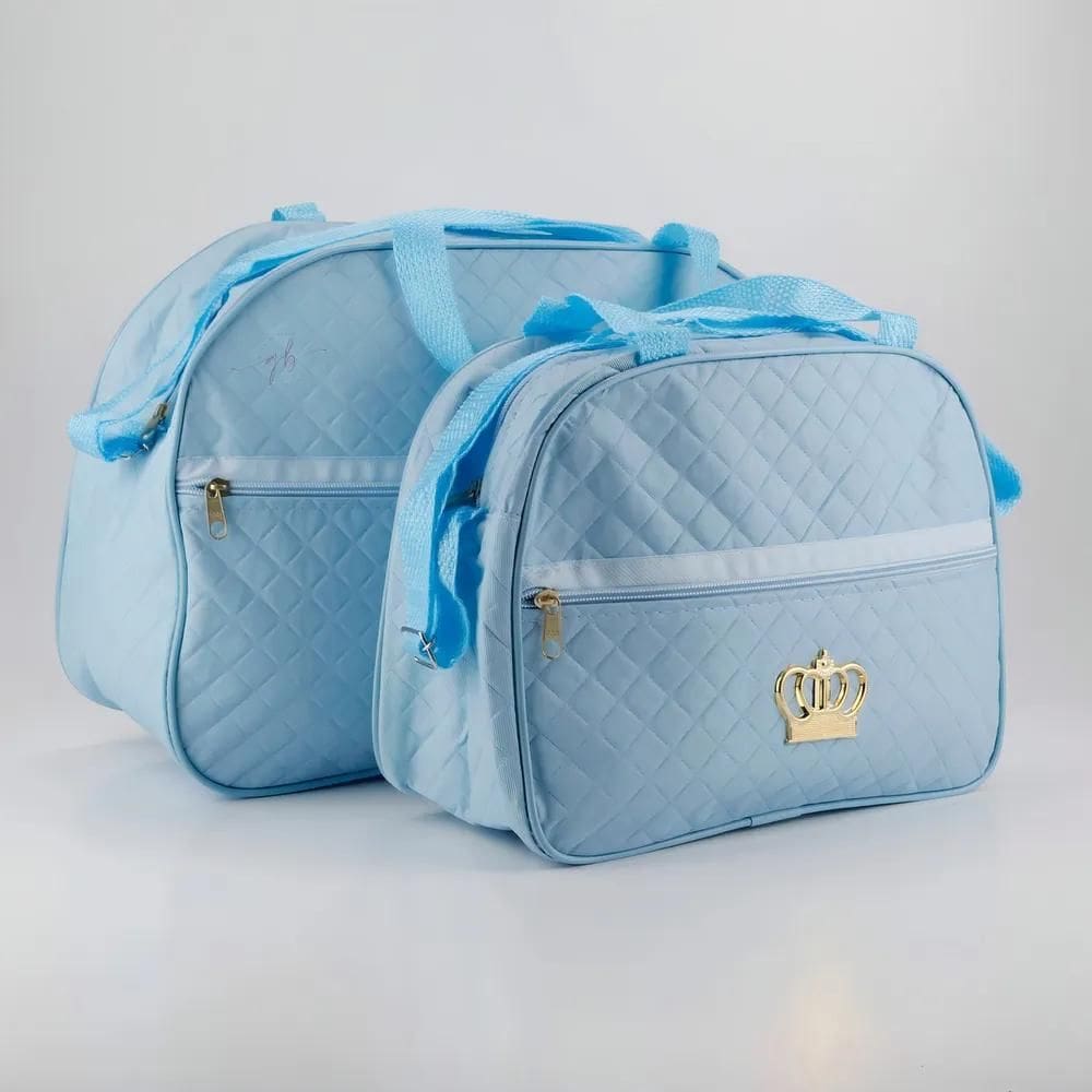 2X Kit Mala Maternidade Reforçada Impermeável Menino Menina