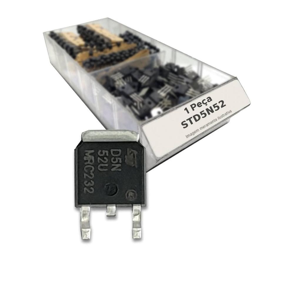 Transistor Std5N52Smd Std5N52U Smd St D5N52U